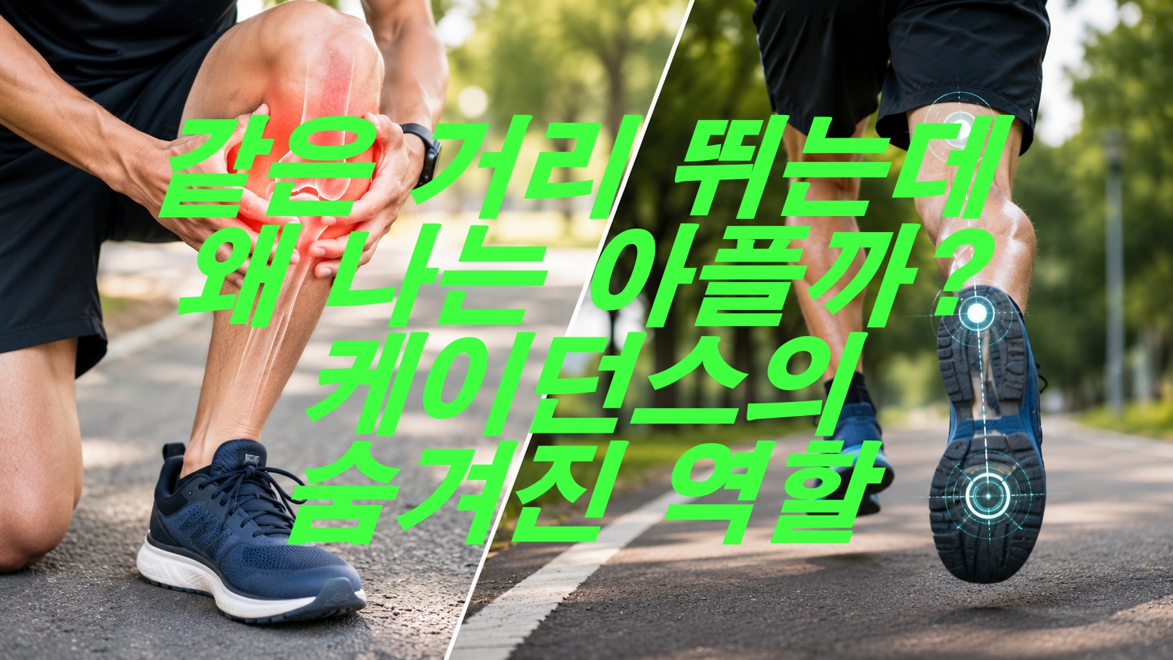 같은 거리 뛰는데 왜 나는 아플까? 케이던스의 숨겨진 역할
