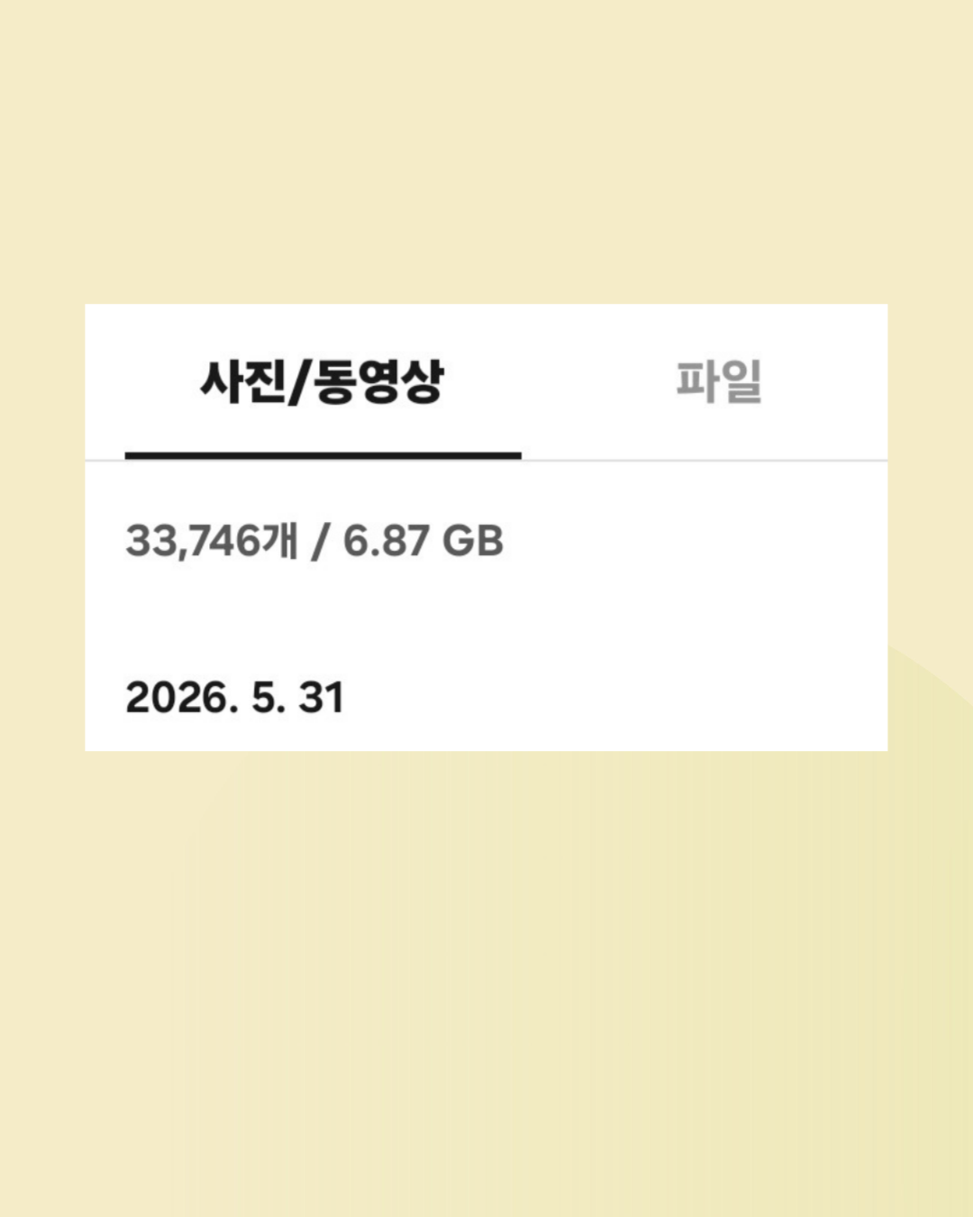 사진 동영상