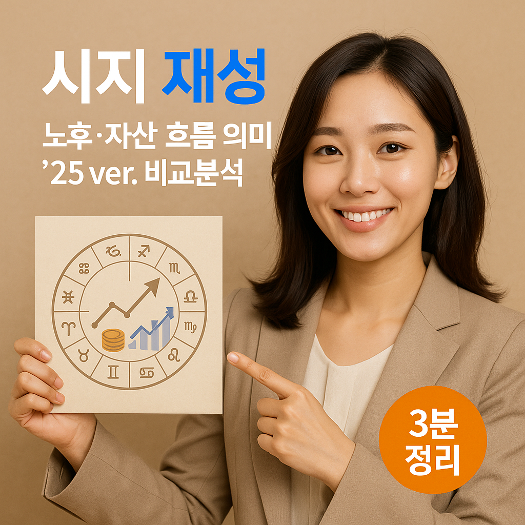 시지 재성 ｜ 노후&middot;자산 흐름 의미 &rsquo;25 ver. 비교분석