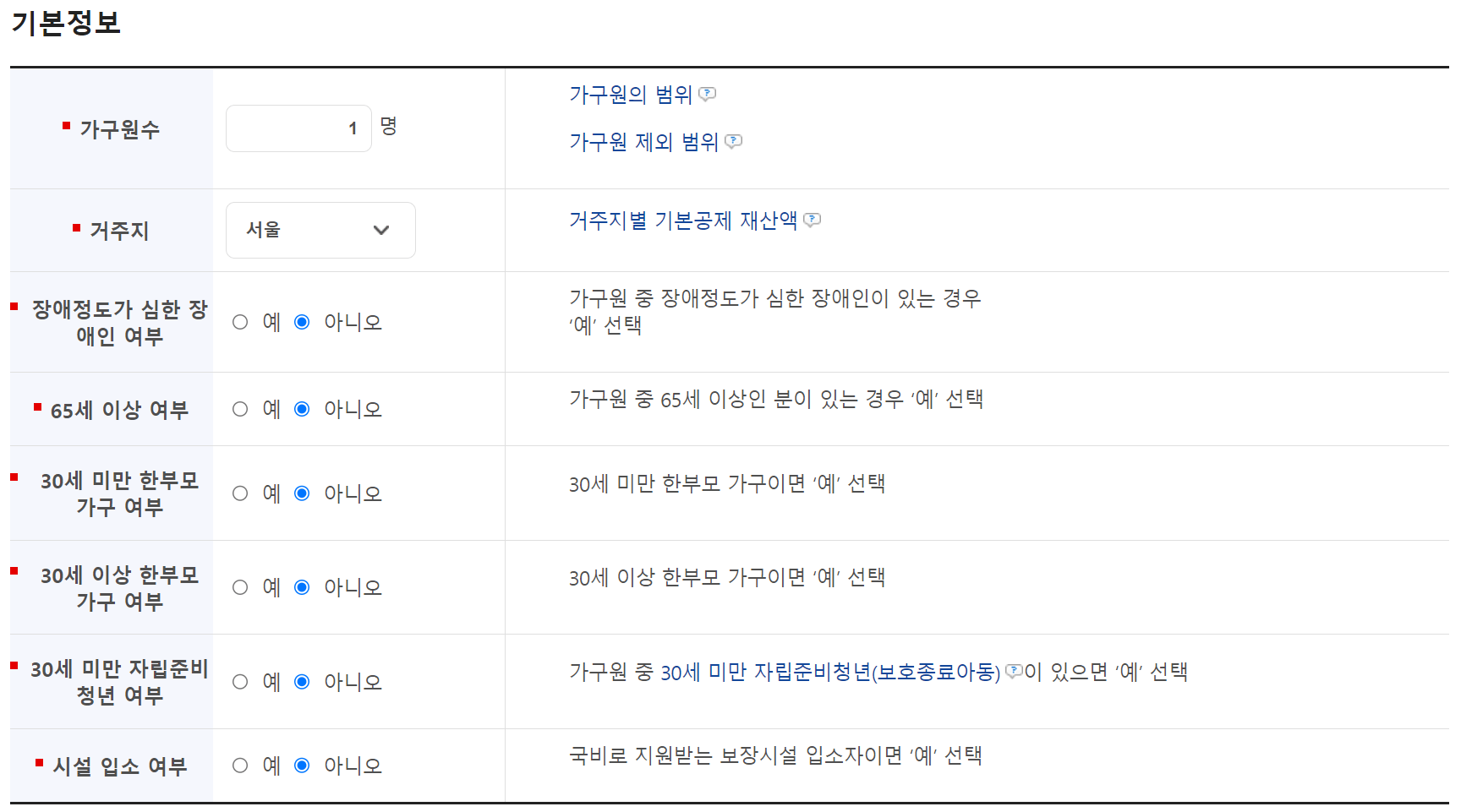 기준중위소득