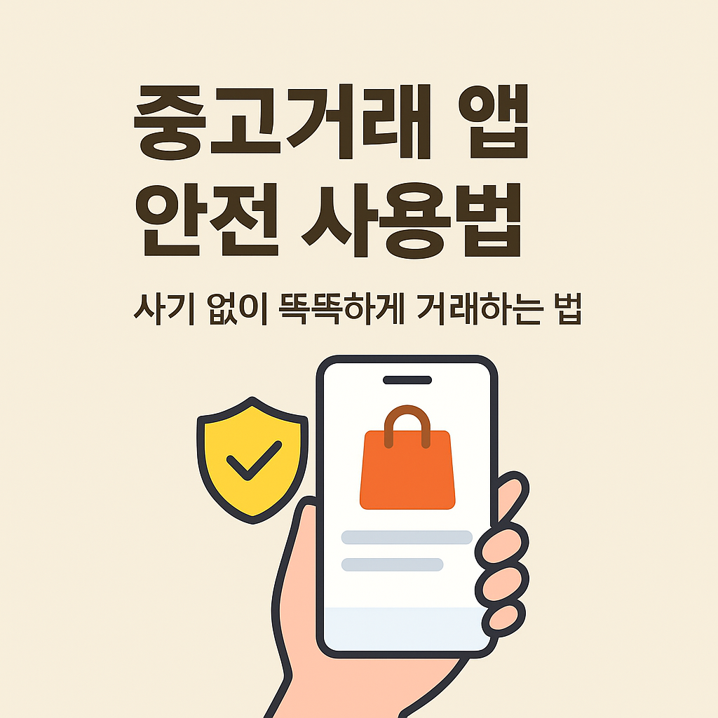 중고거래 앱 안전 사용법