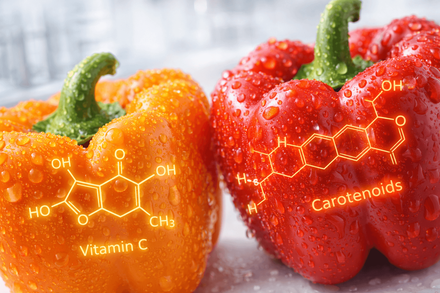 2. 색깔별 영양성분 비교 분석