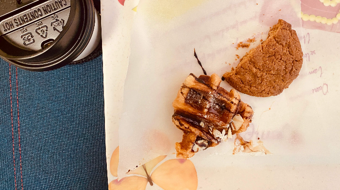 아메리카노-크로플-쿠키