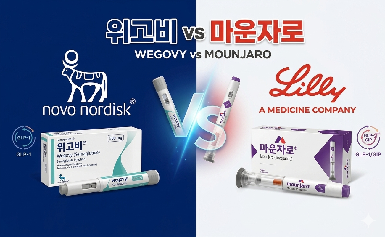 위고비 vs 마운자로 비교 총정리