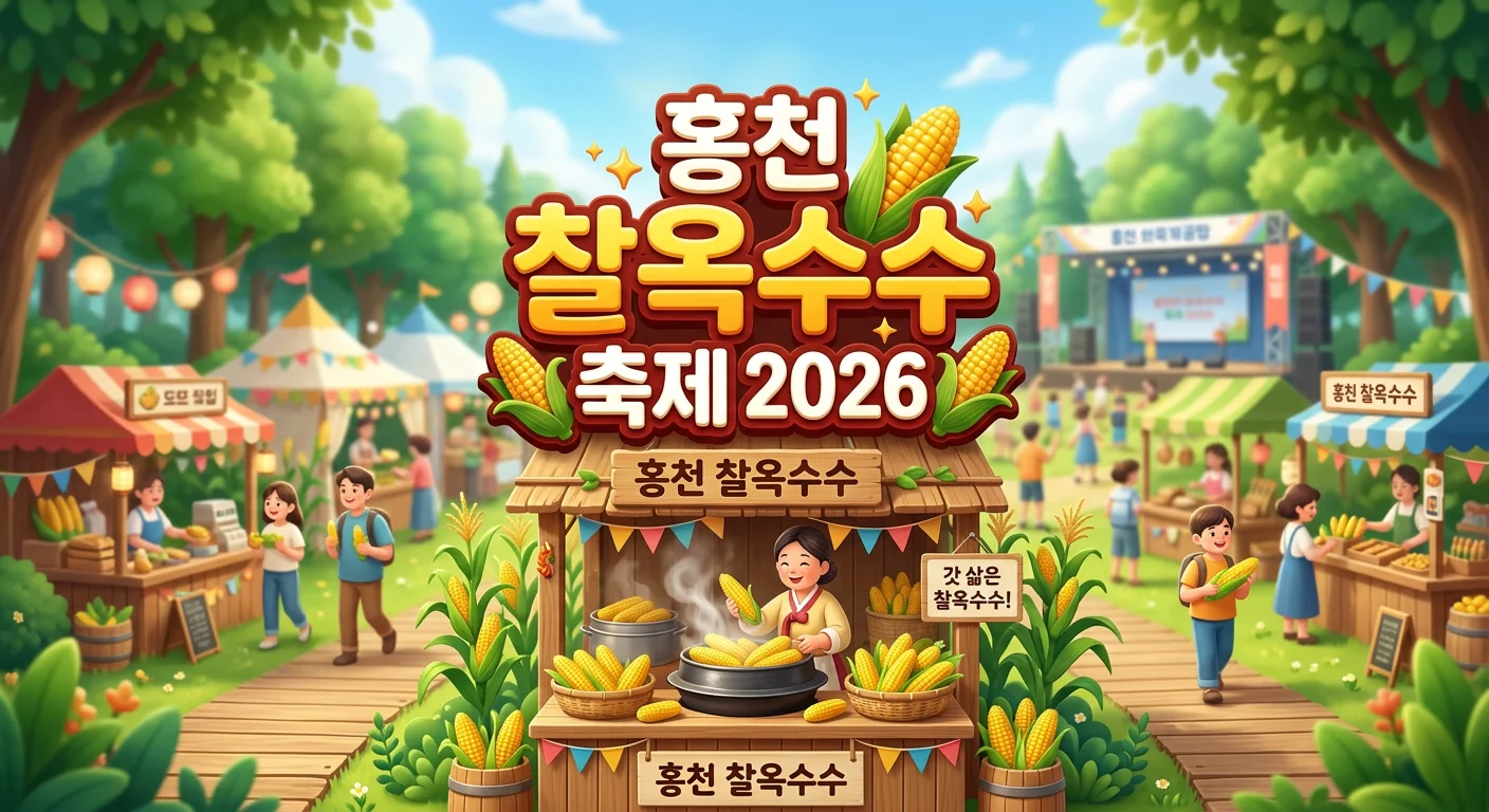 제30회 홍천 찰옥수수 축제 7월 17일 개막, 장소가 변경되었습니다