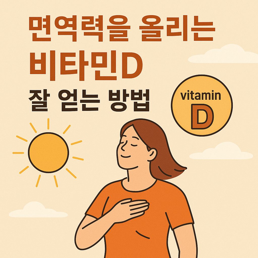 면역력을 올리는 비타민D, 비타민D 잘 얻는 방법 (1편)