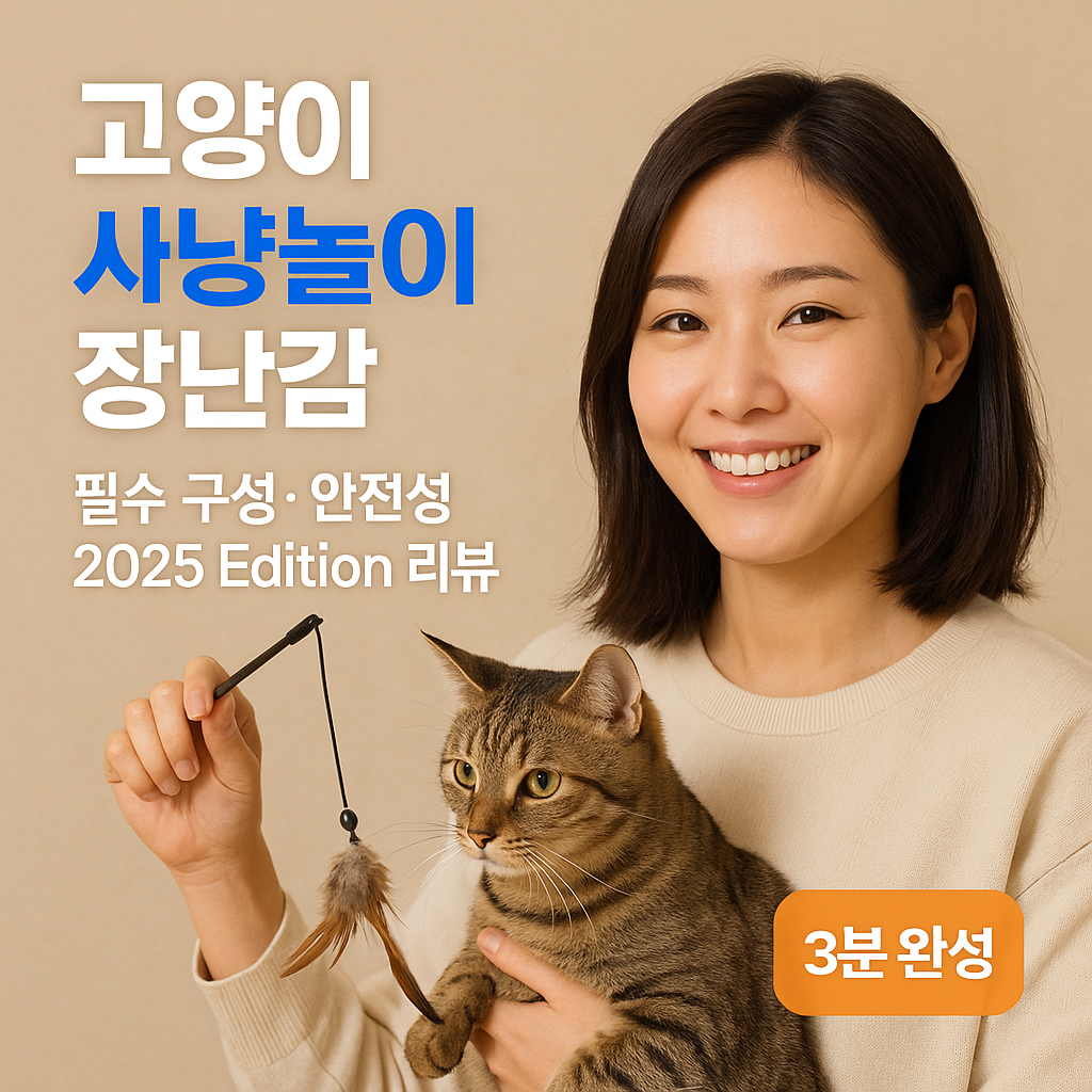 고양이 사냥놀이 장난감 – 필수 구성·안전성 2025 Edition 리뷰