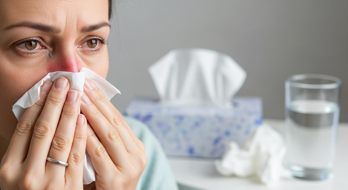 열없는 독감 증상 순서