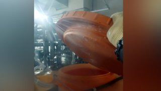 현장 수습과 조사 진행 중