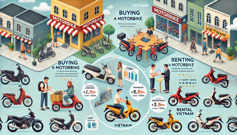 베트남에서 오토바이 구매 vs 렌트, 어떤 선택이 더 좋을까?