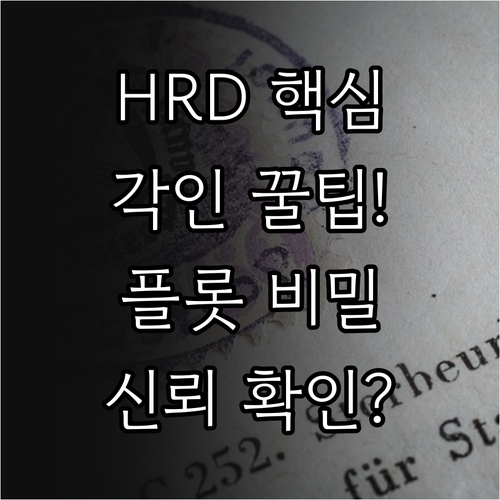 HRD 다이아몬드 감정서 신뢰도: 레..