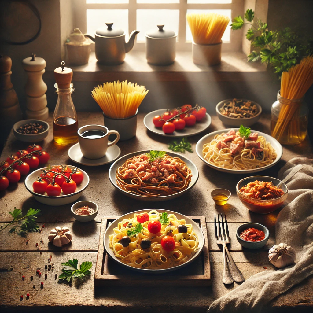 쉽고 맛있는 파스타 모음