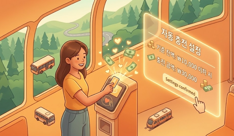 티머니 교통카드 충전 잔액 조회 방법