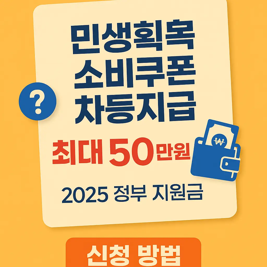민생회복-소비쿠폰-차등지급-최대-50만-원-신청방법-썸네일