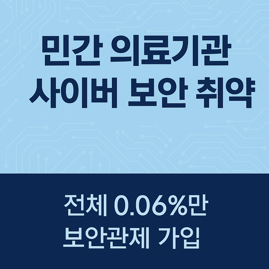 민간 의료기관 사이버 보안 취약 관련 사진