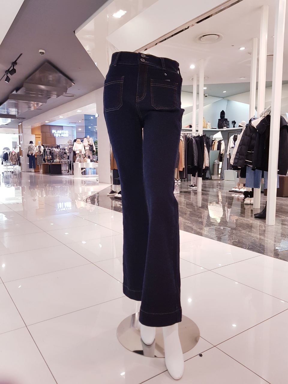 에고이스트 Blue Label 프론트 포켓 부컷 데님 속기모 PT EM4ODP02