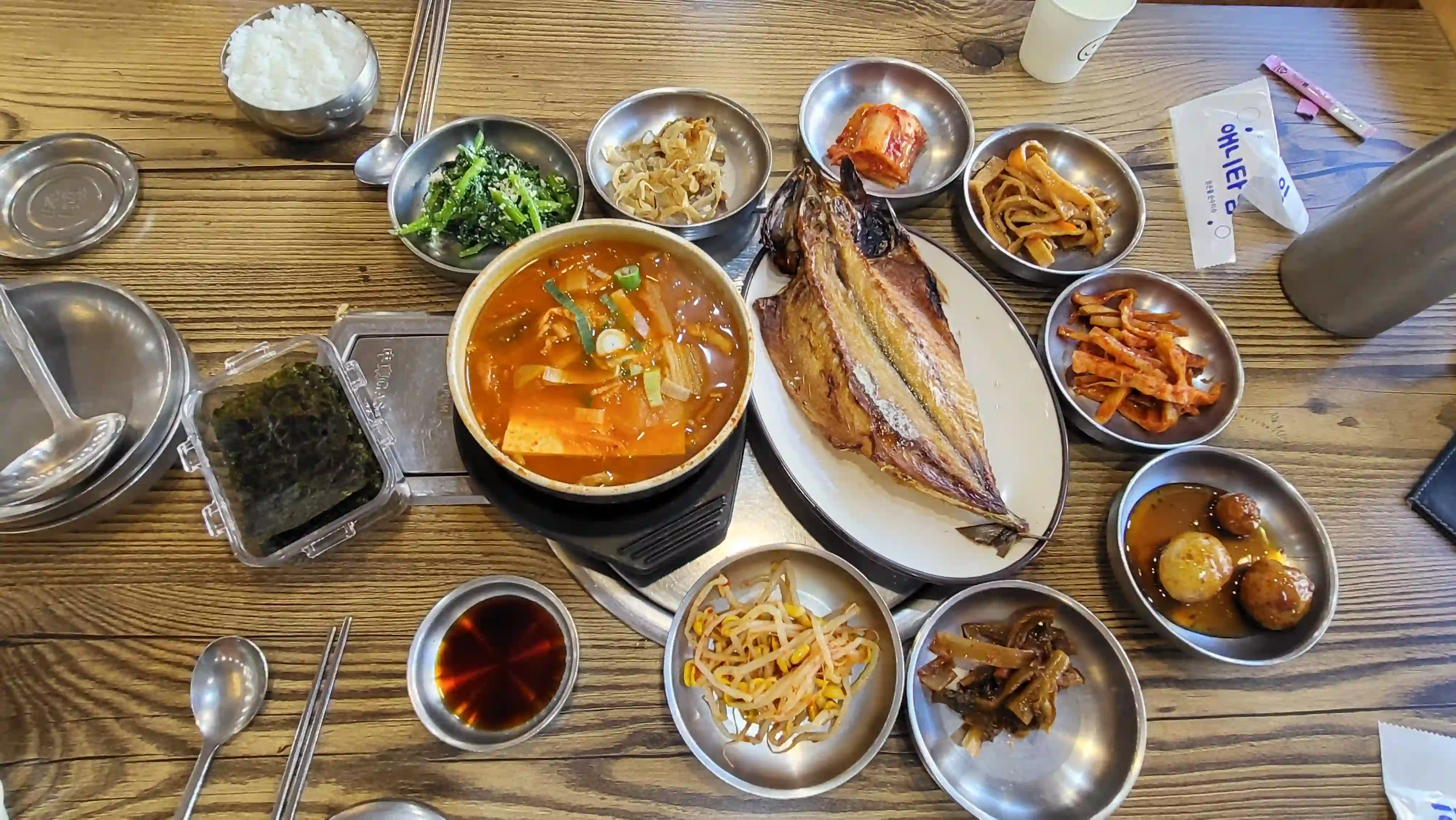 김치찌개, 고등어구이