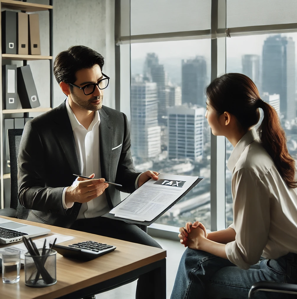 세액공제 혜택을 분석하는 비즈니스 미팅