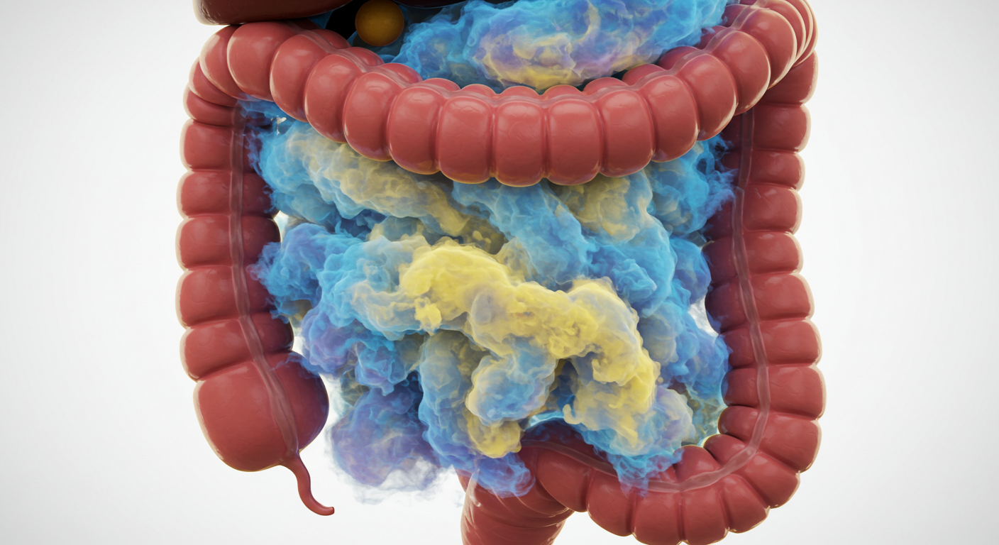 배에 가스가 자주 차는 이유