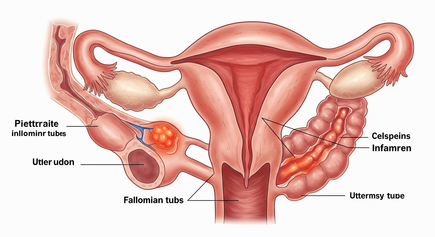 자궁근종, 여자 왼쪽 아랫배 통증 의심되는 병