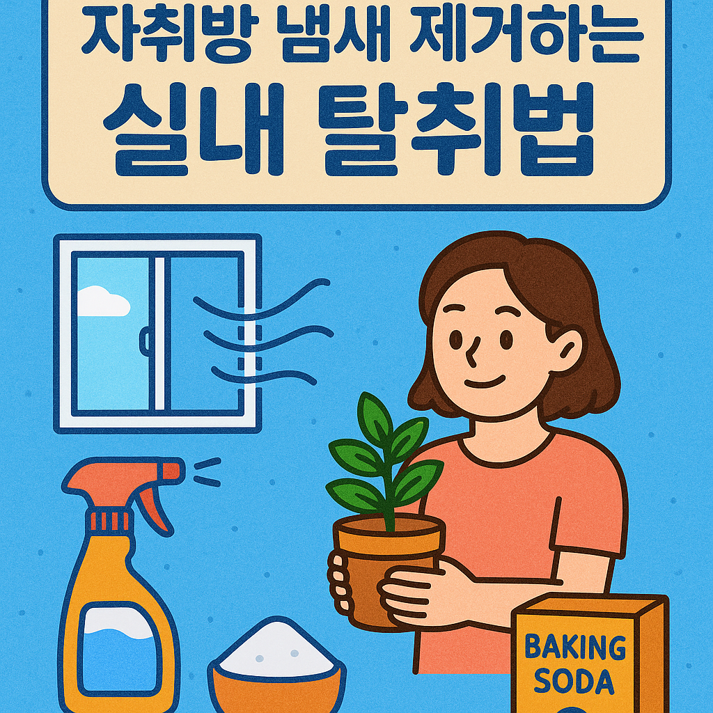 자취방 냄새 탈취