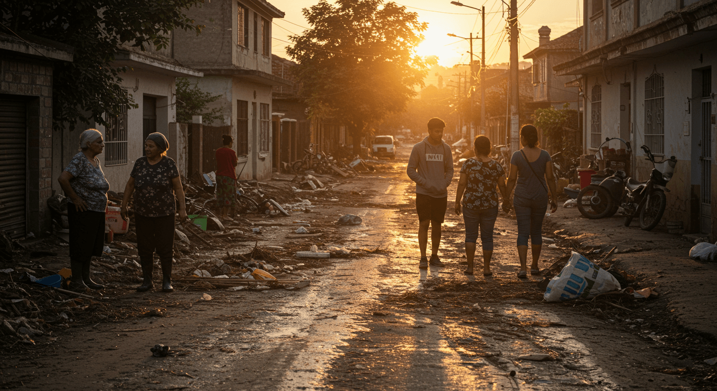 사고가 나는 모습