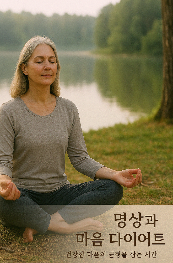 50대 여성을 위한 명상과 마음 다이어트 – 감정과 체중의 관계