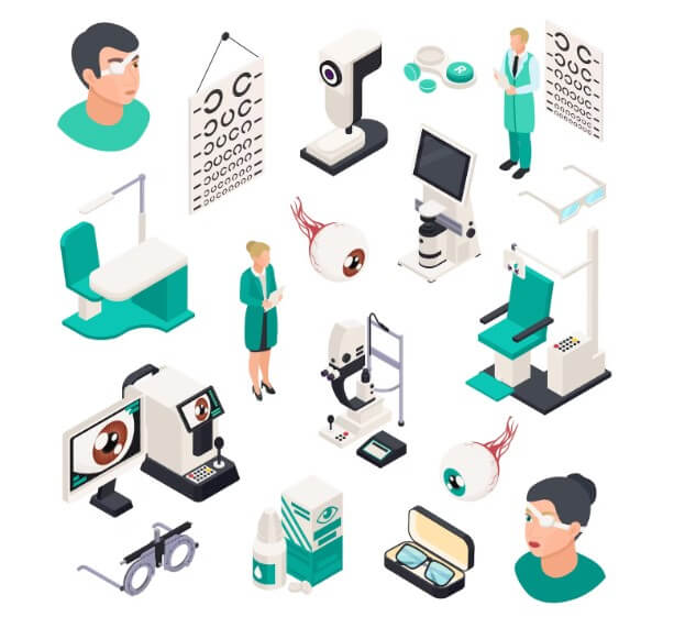 안과에서 이루어지는 과정들