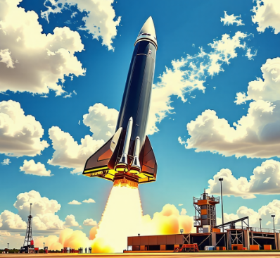 스타십 재사용 발사체 이미지