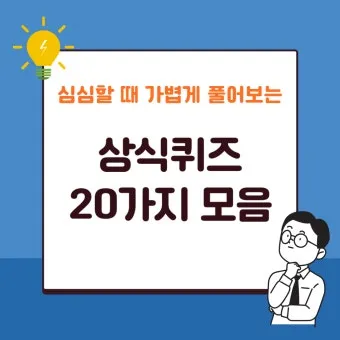 2025 기초상식 퀴즈 100선 모음_3