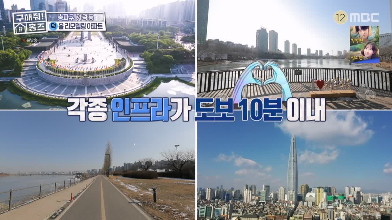 구해줘홈즈 서울시 송파구 가락동 <태어난 김에 송파일주> 매물 가격 및 구조 인테리어 리모델링 최종선택 소개 다시보기