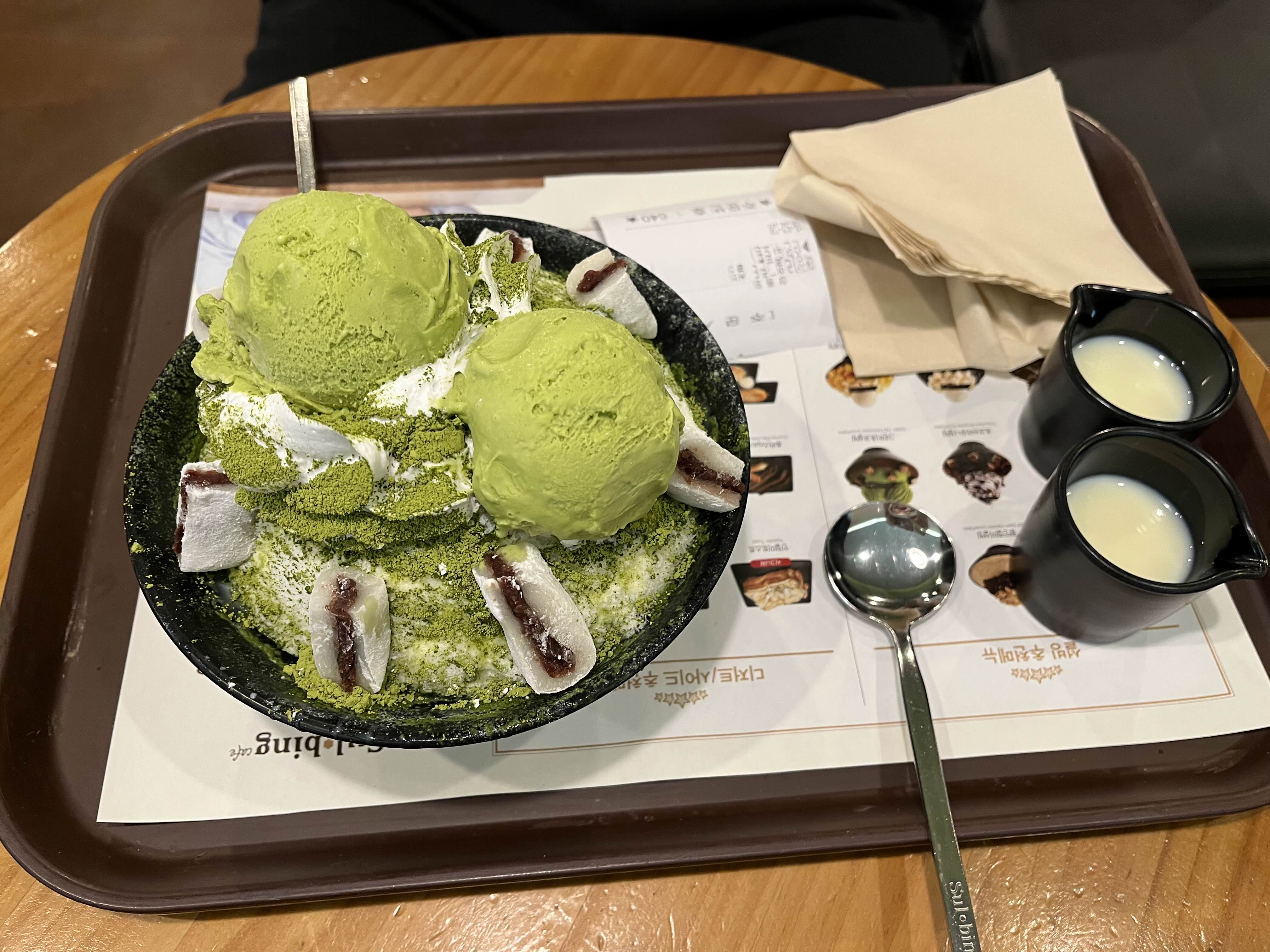 설빙<리얼그린티 빙수