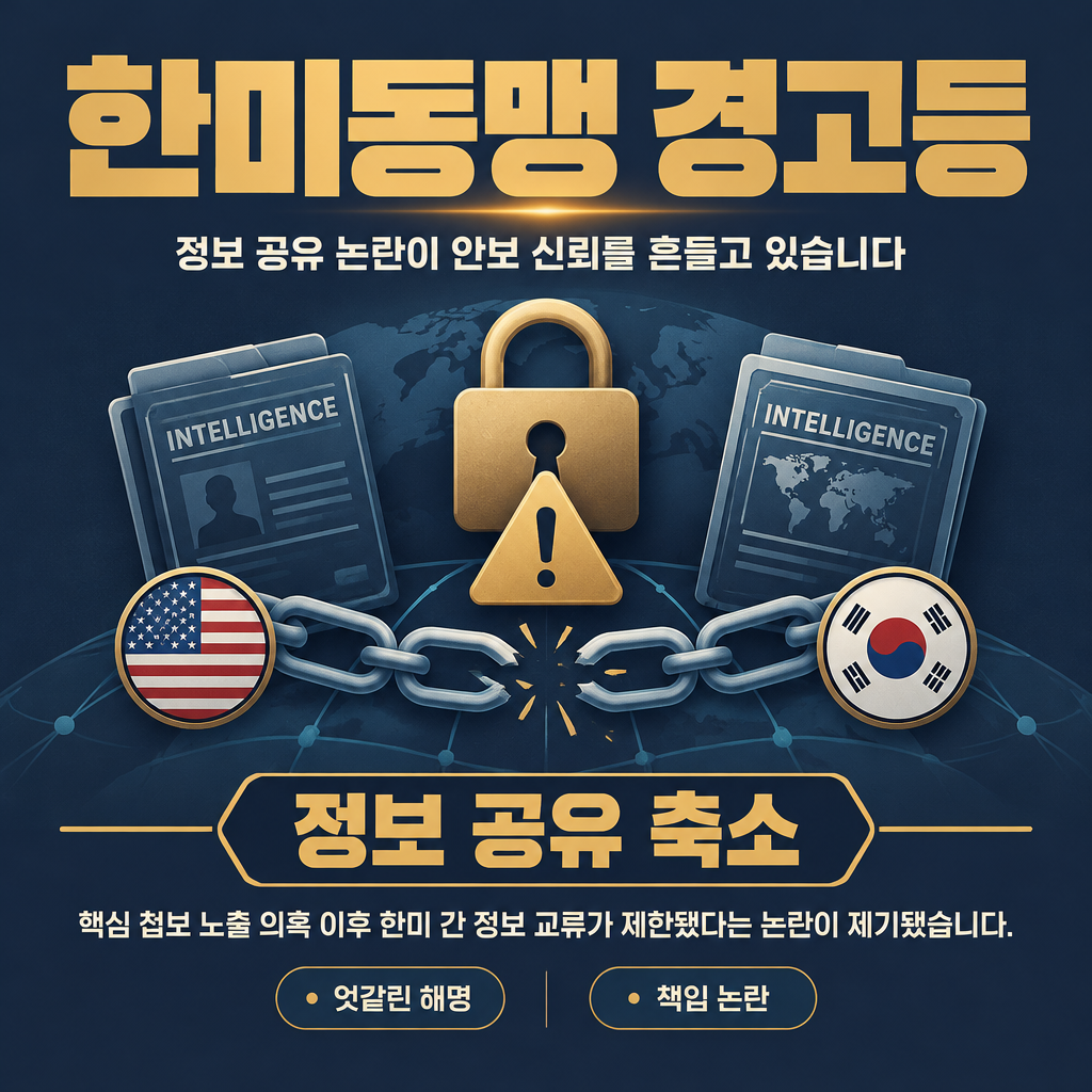한미동맹 경고등