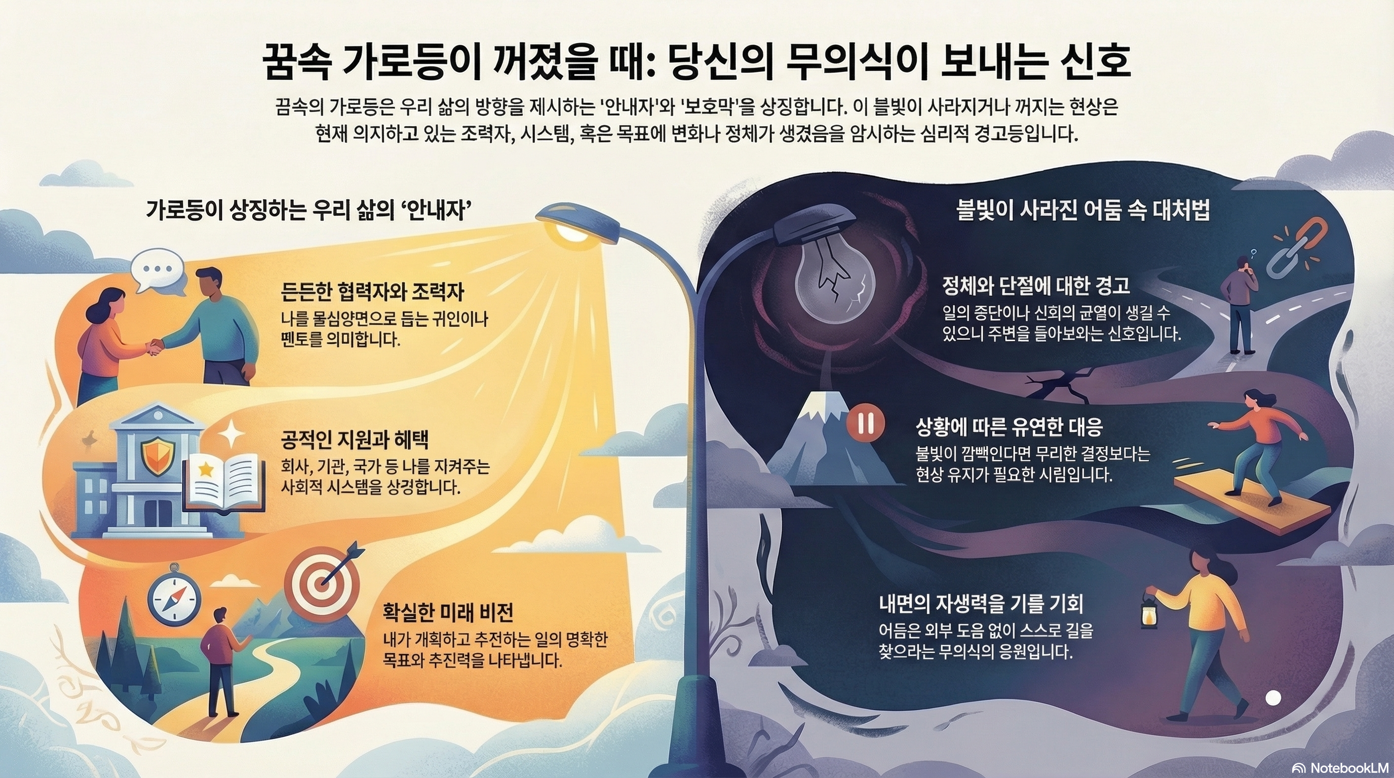 가로등 불빛이 꺼지는 꿈