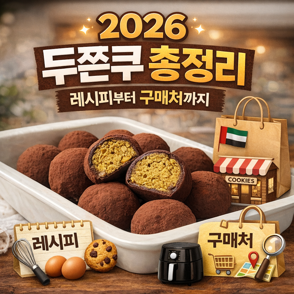 2026 두쫀쿠 총정리, 레시피부터 구매처까지