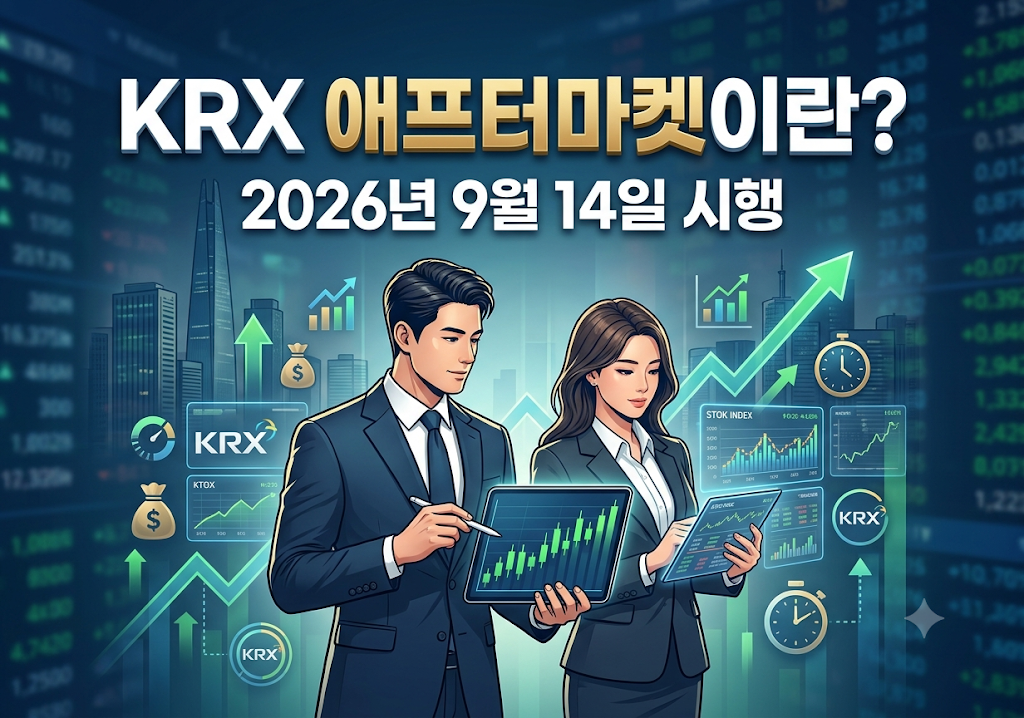 2026년 9월 14일 시행 KRX 애프터마켓이란? 이미지 썸네일