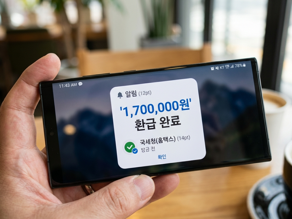 2026년 월세환급금 신청하는 모습