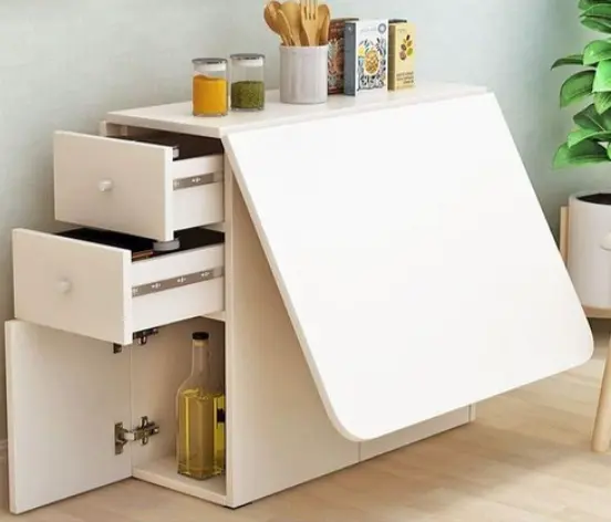 벽부착형 접이식 식탁: 공간 활용의 끝판왕