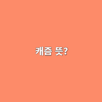 캐즘