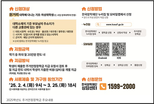 주거안정장학금