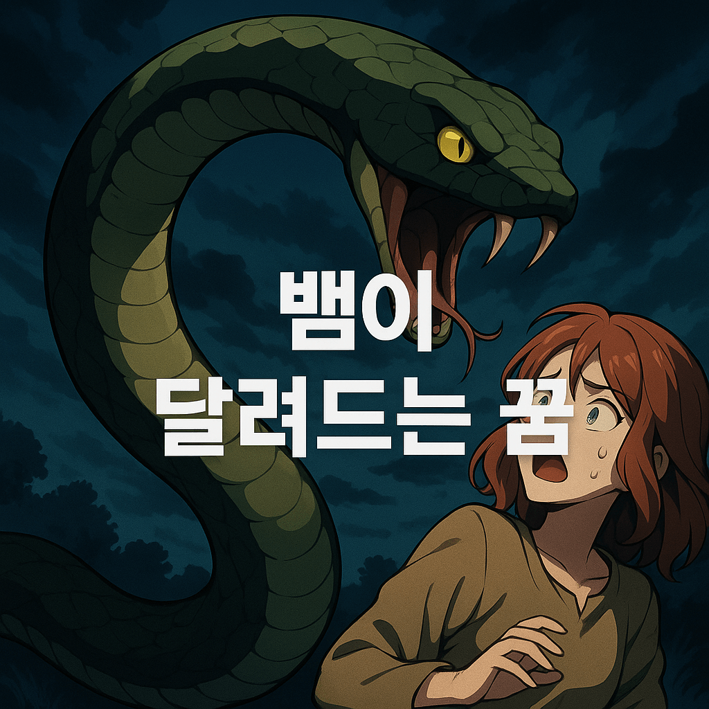 뱀이 달려드는 꿈 해몽