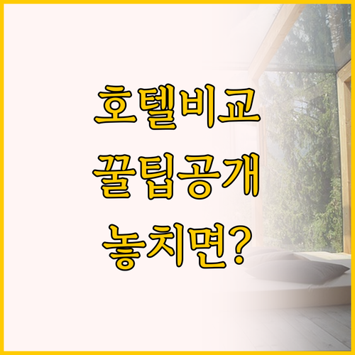 로스앤젤레스 여행 숙소 고민 끝 홀리..