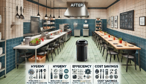 지저분한 식당주방