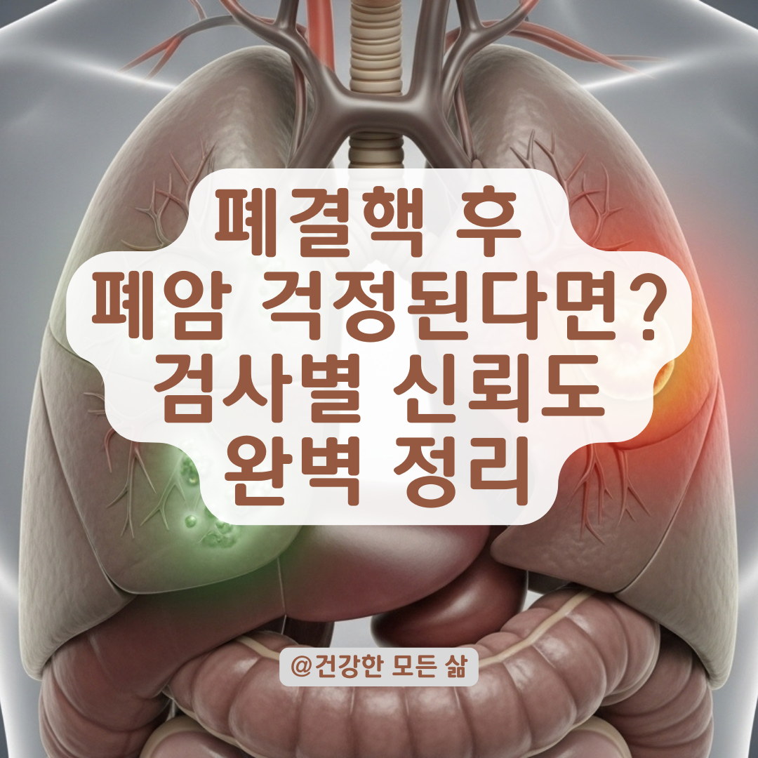 폐결핵 진단 후에도 폐암이 걱정된다면, 검사별 신뢰도와 한계점 알아보기.