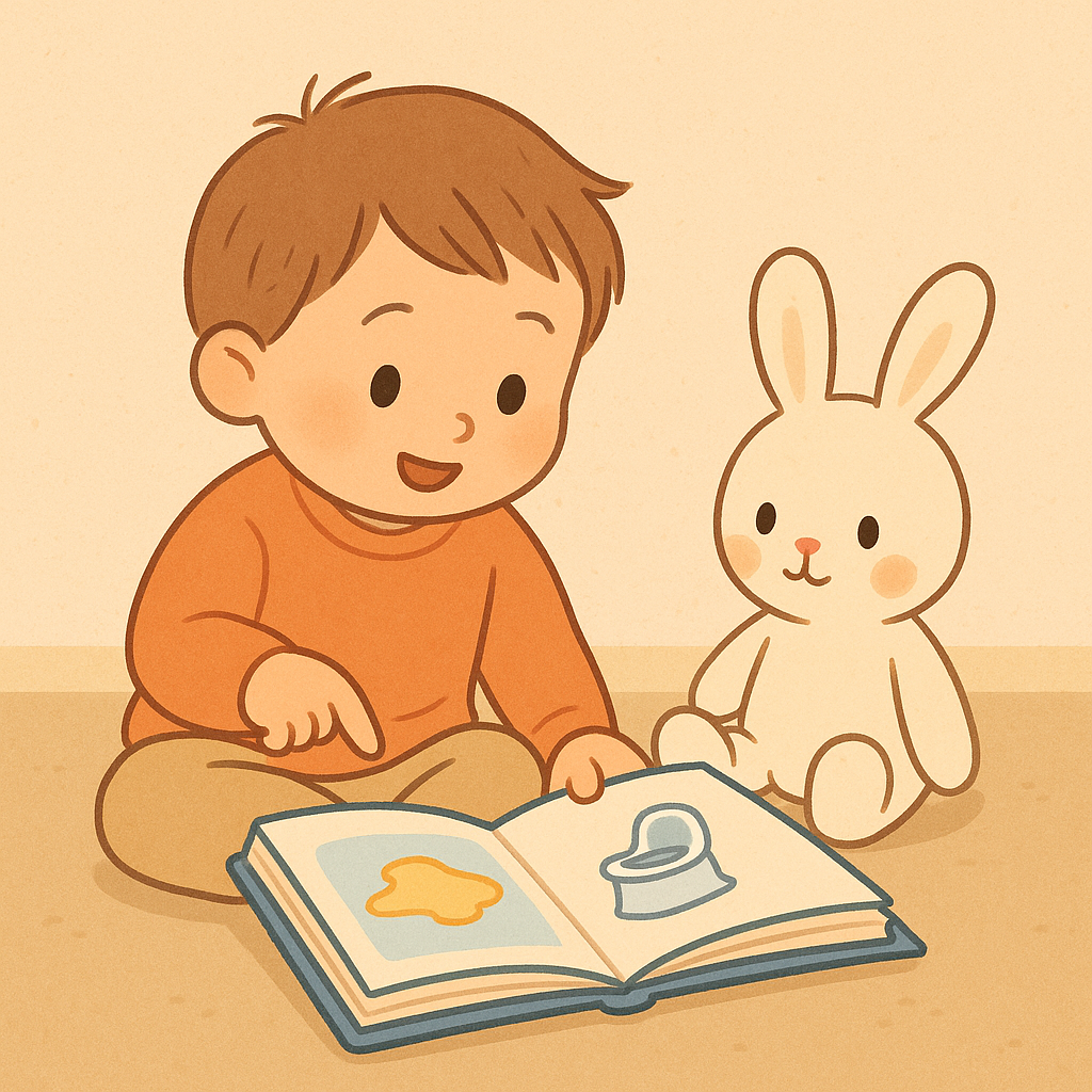 유아기 배변훈련 후퇴와 실수에 관한 이미지