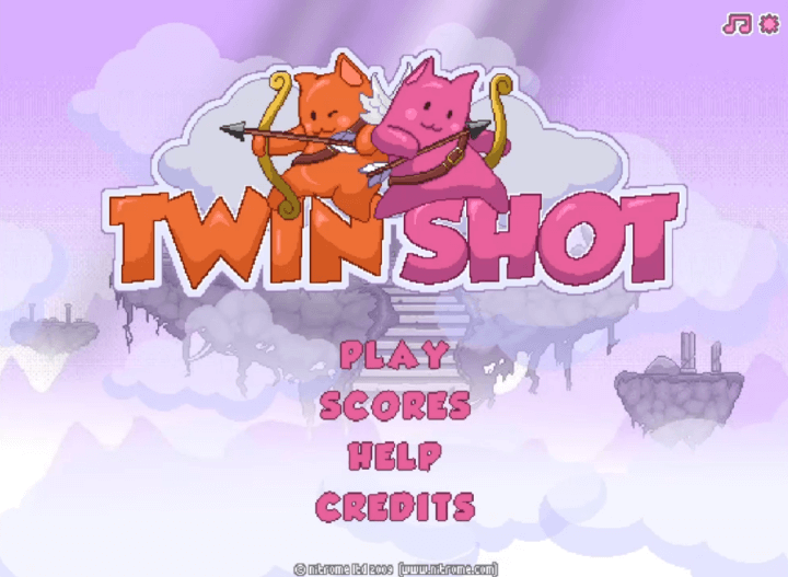 트윈샷-플래시게임-메인-화면