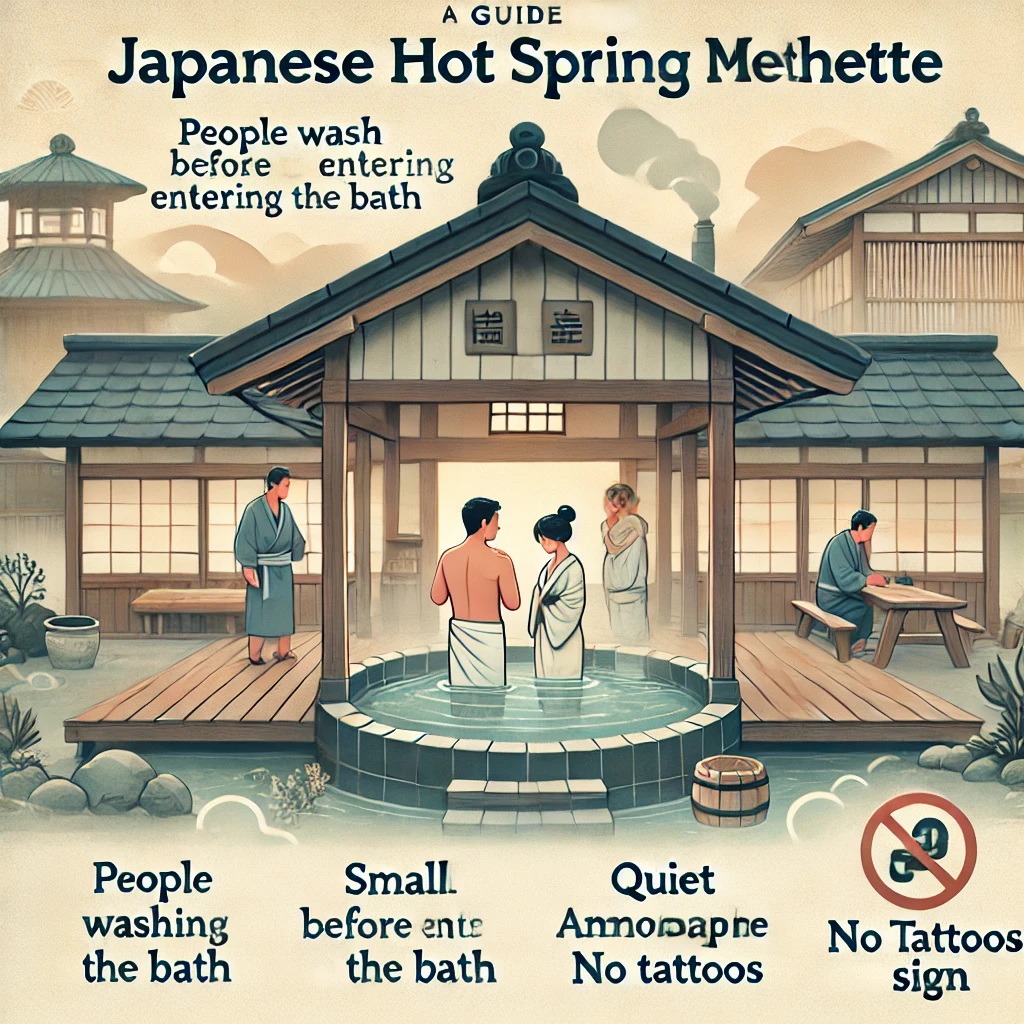 일본 온천 사진