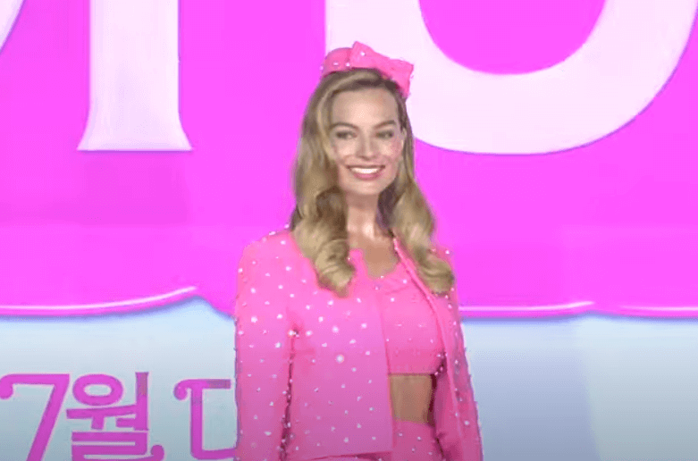 바비 기자간담회에 참석한 마고 로비