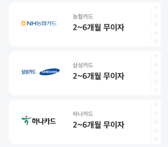 6개월-무이자-카드사