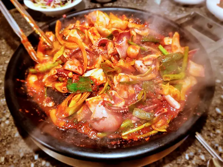 식객 허영만 백반기행 김종민 오징어불고기 오징어 튀김 청담동 맛집